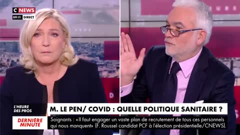 Marine le Pen "le Pass Sanitaire est inutile et c'est démontré"