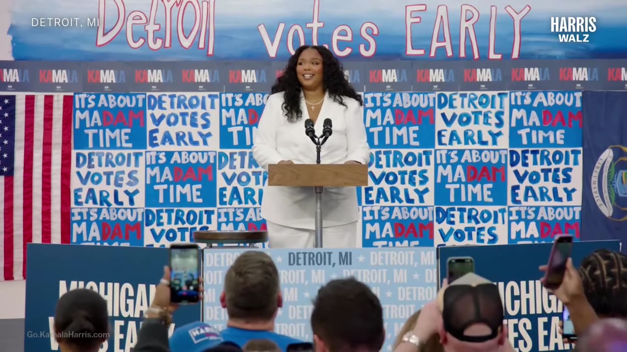 Lizzo Kamala Rally