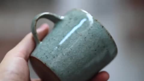 How I Glazer my Stoneware Pottery Coffee Cups