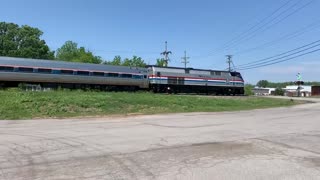 Rare! Heritage unit! Amtrak Gates, New York 6/6/21