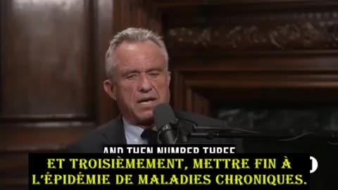ROBERT KENNEDY JR : "Le président Trump m'a demandé de faire trois choses !"