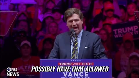 Tucker Carlson's Speech Last Night at The Trump Rally In Madison Square Garden Was Impressive