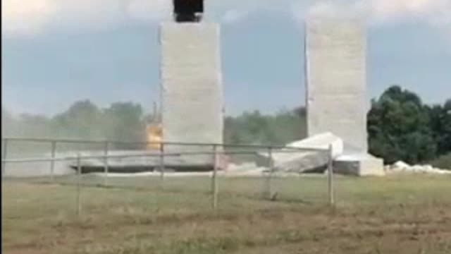 Georgia Guidestones Completely Leveled Less Than 24 Hours After Explosion