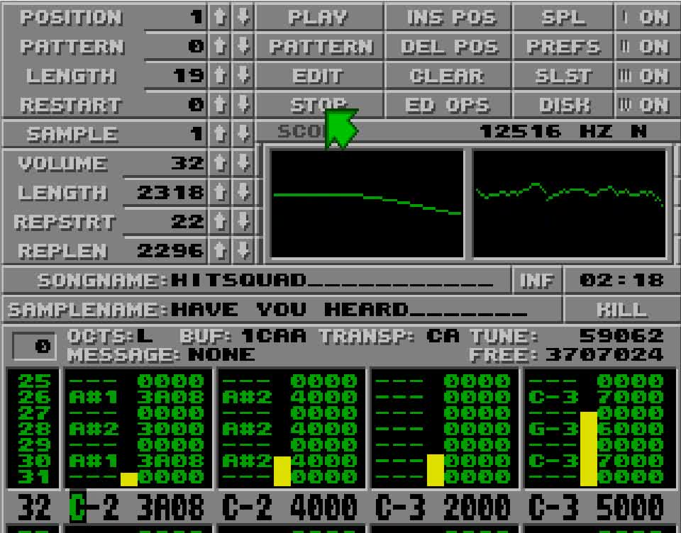 Amiga and Atari ST Protracker Music Mods - Hitsquad