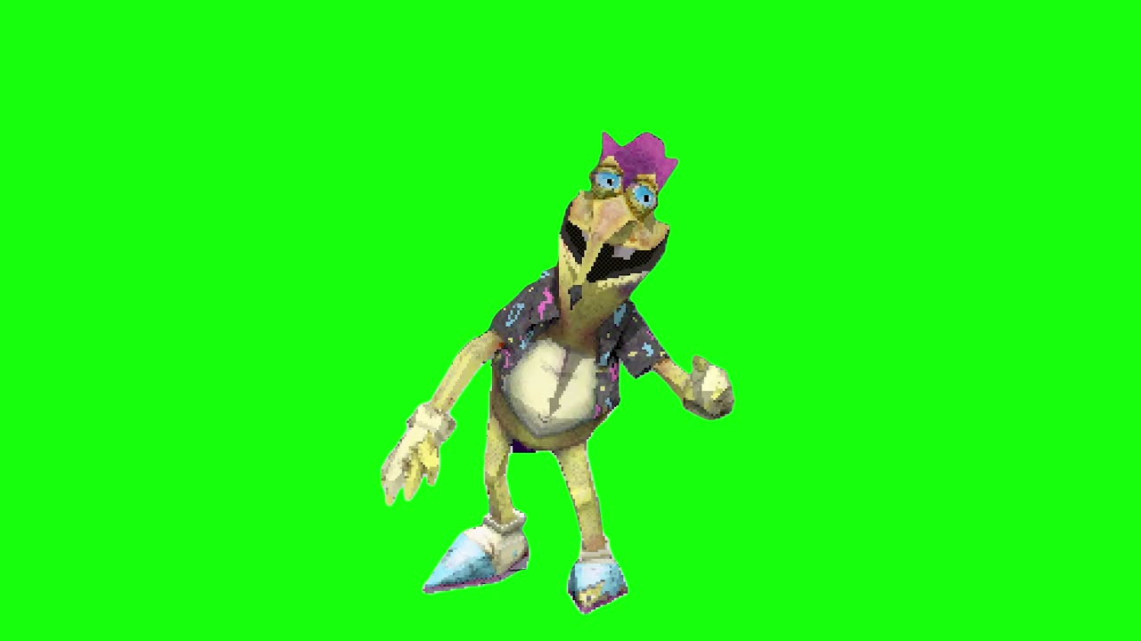 Gwimbly Iconic Victory Dance | Smiling Friends | Green Screen