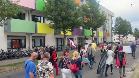Greifswald - Der heutige Demonstrationszug 18-07-2022