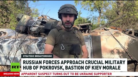Russian forces advance on crucial military hub Pokrovsk
