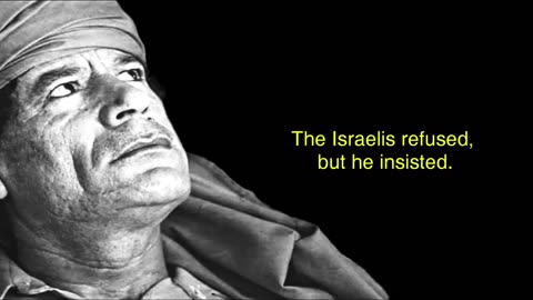 Gaddafi was right about JFK...