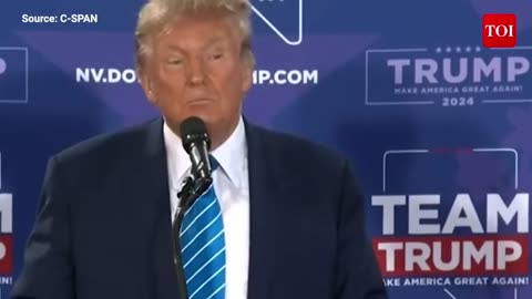 Watch: Donald Trump Roasts US President, Trump Mimics Joe Biden, compares him to an ‘electric car’