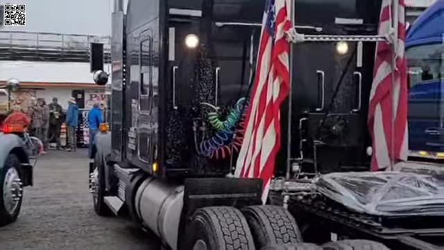 The People's Convoy- WWII FLAG FROM D-DAY BEING RETIRED