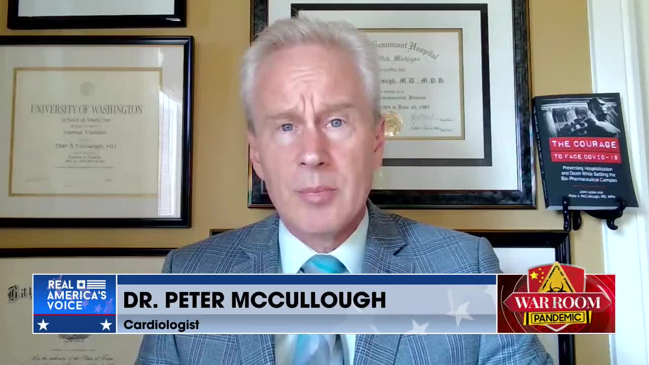 Dr. Peter McCullough: FDA, CDC, NIH 'Willfully Blind' To Vaccine Health Risks