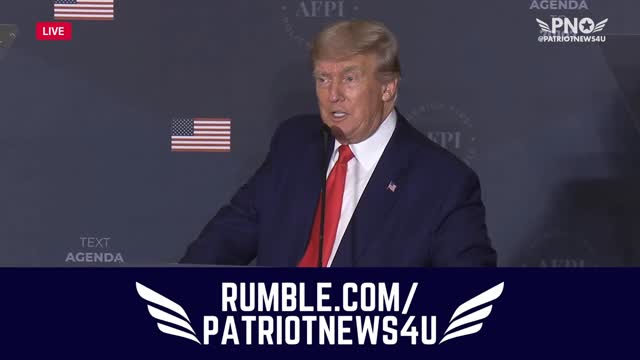 FULL SPEECH REPLAY: President Trump, AFPI's, America First Agenda Summit