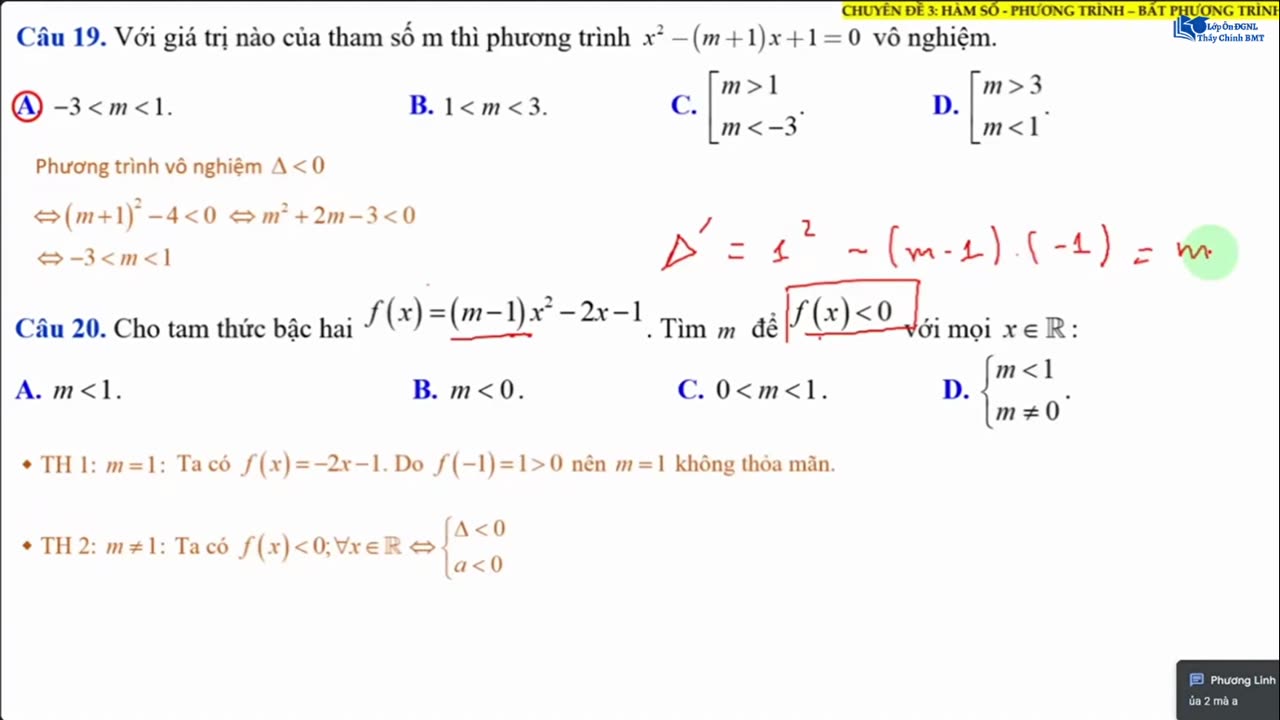 CHUYÊN ĐỀ 3: HÀM SỐ-PT-BPT