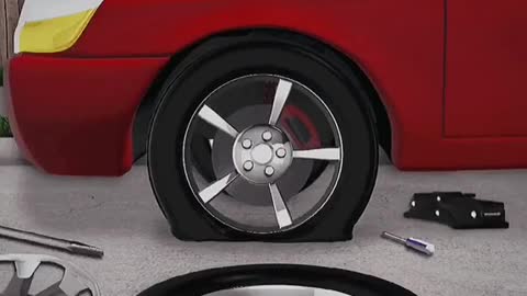 Automobile tire simulation maintenance