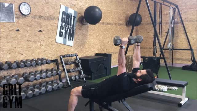 2 DB Low Incline Press