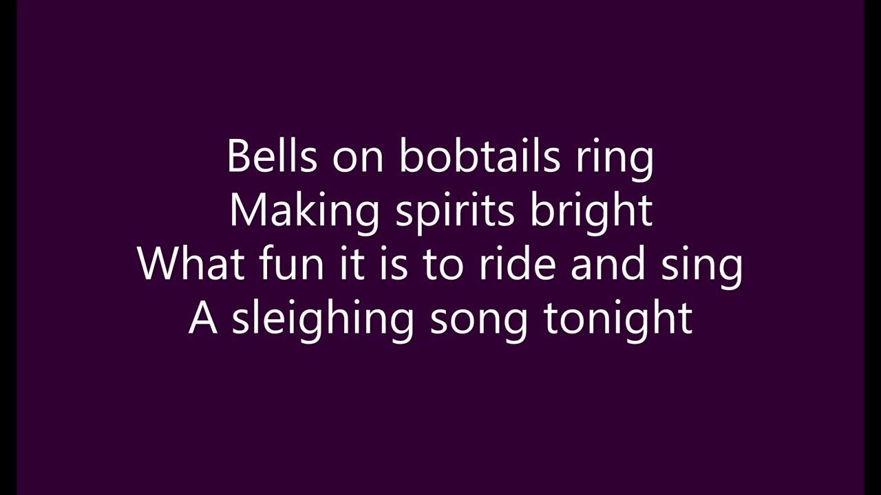 Jingle Bells - Boney M. (lyrics)