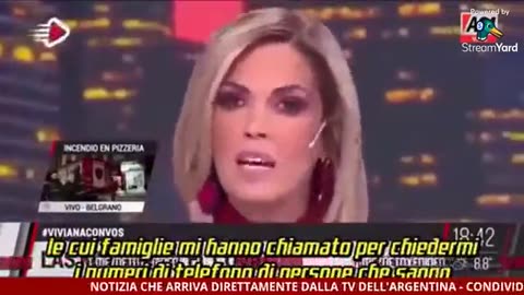 “LA CONDUTTRICE DEL NOTIZIARIO A24 DELLA TV ARGENTINA ESPONE IN DIRETTA LE MENZOGNE SUL COVID E #DESCRIVE L'ABUSO CONSUMATO SU ESSERI UMANI INNOCENTI!!👿👿👿 =Ma l'Immacolata Vincerà!!=😇💖🙏