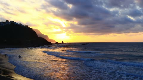 shore & beach &sea & sunrise & sky (