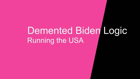 Biden Rewards Losers