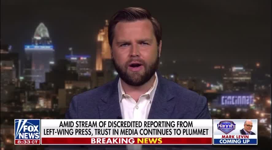 JD Vance: It's No Surprise People Don't Trust the Media