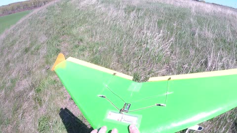 Slope soaring Zagi THL wing