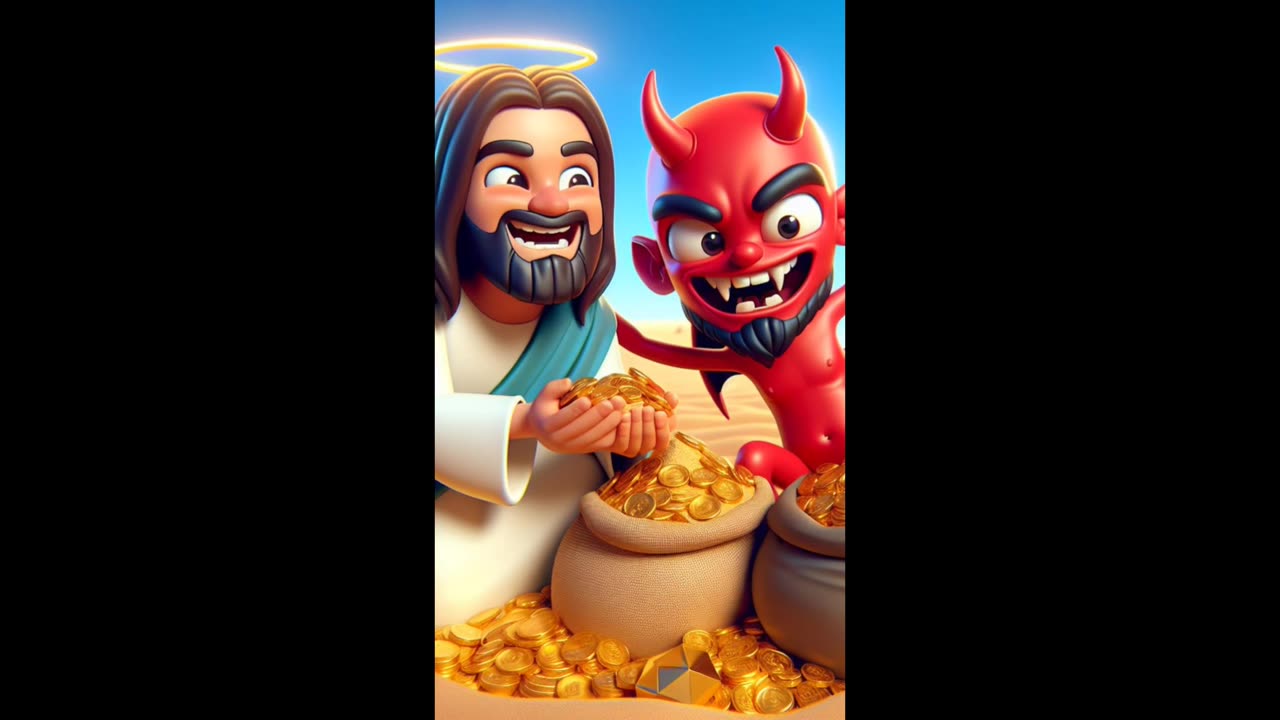 Jesus and Devil #jesus #devil