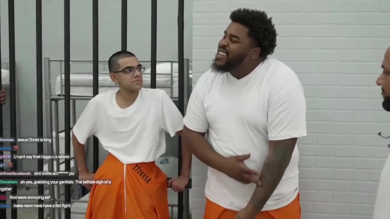 ADIN ROSS, SNEAKO, AND N3ON STREAM IN JAIL #kickstreaming