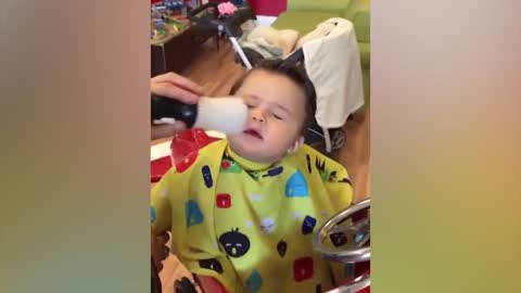 Cute Baby - Cute Babies Haircut, so funny video.