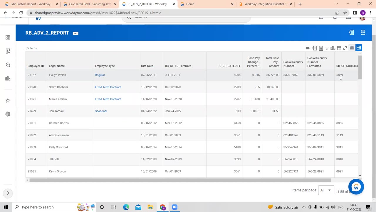 Workday HCM Training Day 13