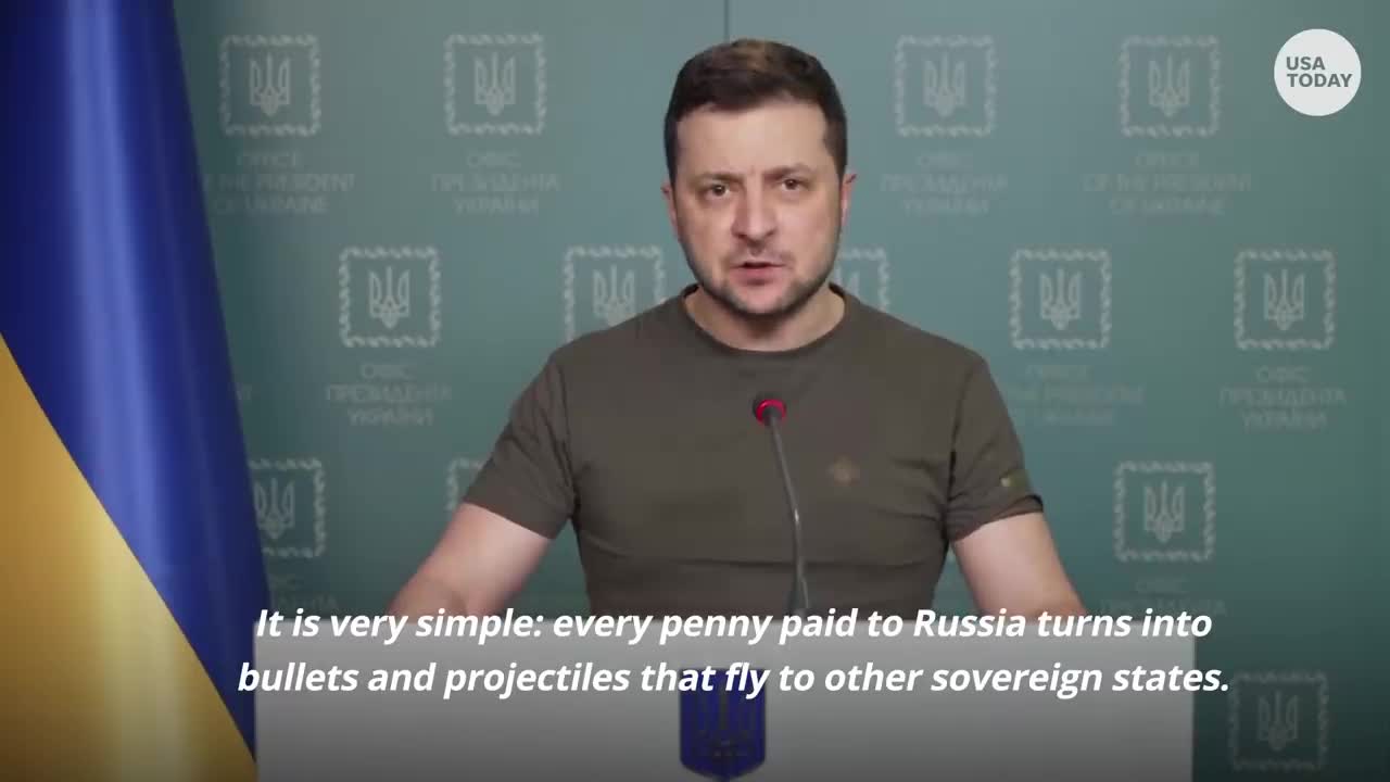 Zelenskyy 'grateful' to Biden for Russian oil ban