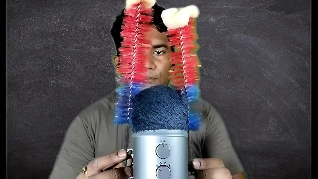 asmr mic scratching no talking