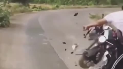 horrible bike accident