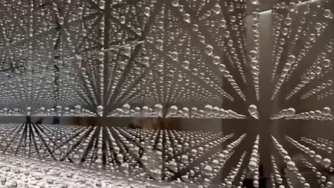 Space of beads at the iSaloni design exhibition in Milan.