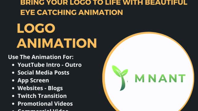 Bring Your Logo To Life With Beautiful - Eye Catching Animation