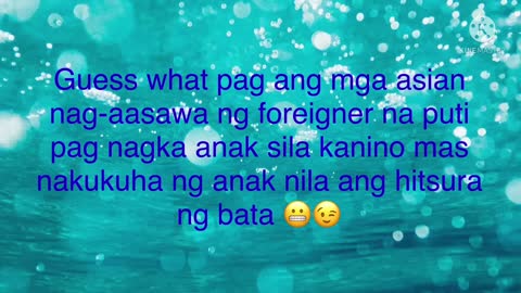 Kanino nagmamana ang anak ng asian at puti