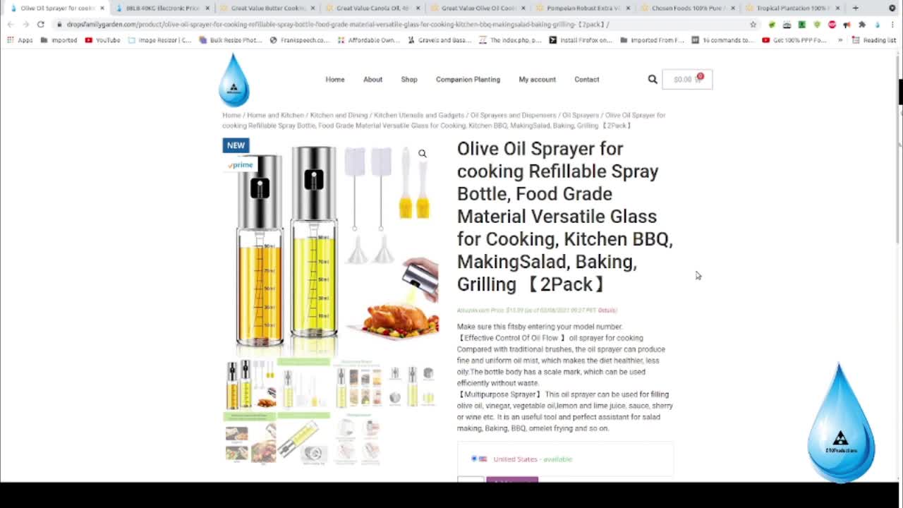 Refillable Oil Spray Bottles to Save MONEY!