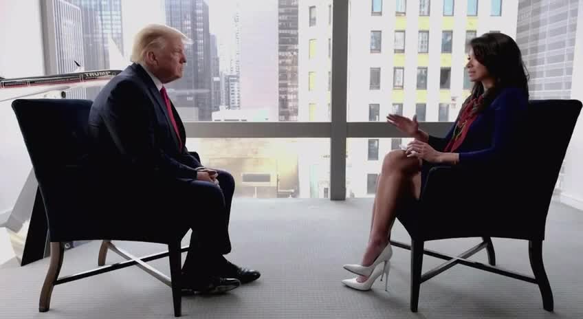 Trump Interview with Chanel Rion on OANN (2nd segment)