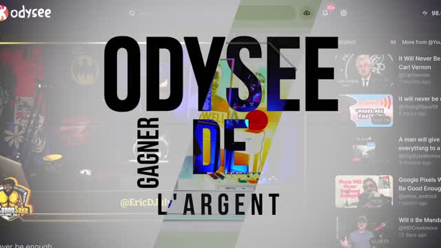 Vous avez marre de Youtube inscris toi sur Odysee