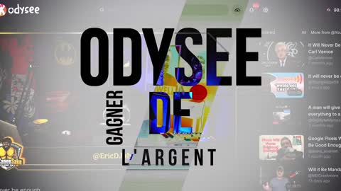 Vous avez marre de Youtube inscris toi sur Odysee