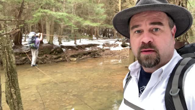 Five Day Thru Hike on the Baker Trail - Video 07 The Cable Bridge across Mill Creek