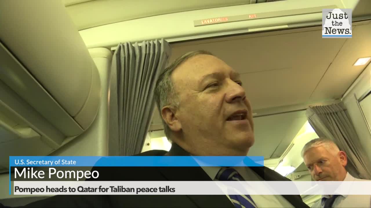 Pompeo heads to Qatar for Taliban peace talks