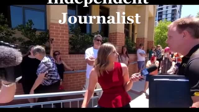 Channel 9 Perth Media Harrasses Independent Journalist