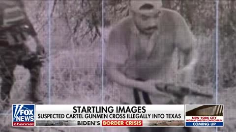 Fox: Startling Images Suspected cartel gunmen cross illegally into Texas.