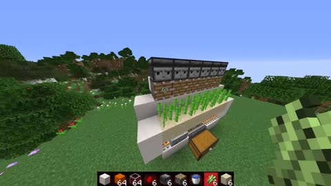 automatische Zuckerrohr Farm (einfach) Tutorial 1.16.5