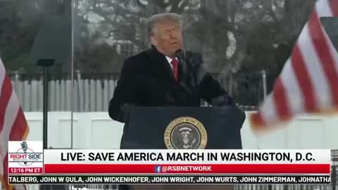 Trump on January 6th, 2021