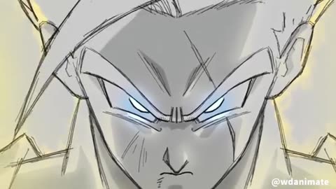 Future Gohan goes super saiyan 2 PURE SFX and VOICELINES