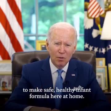 Biden invokes Defense Production Act for baby formula, announces US airlift.
