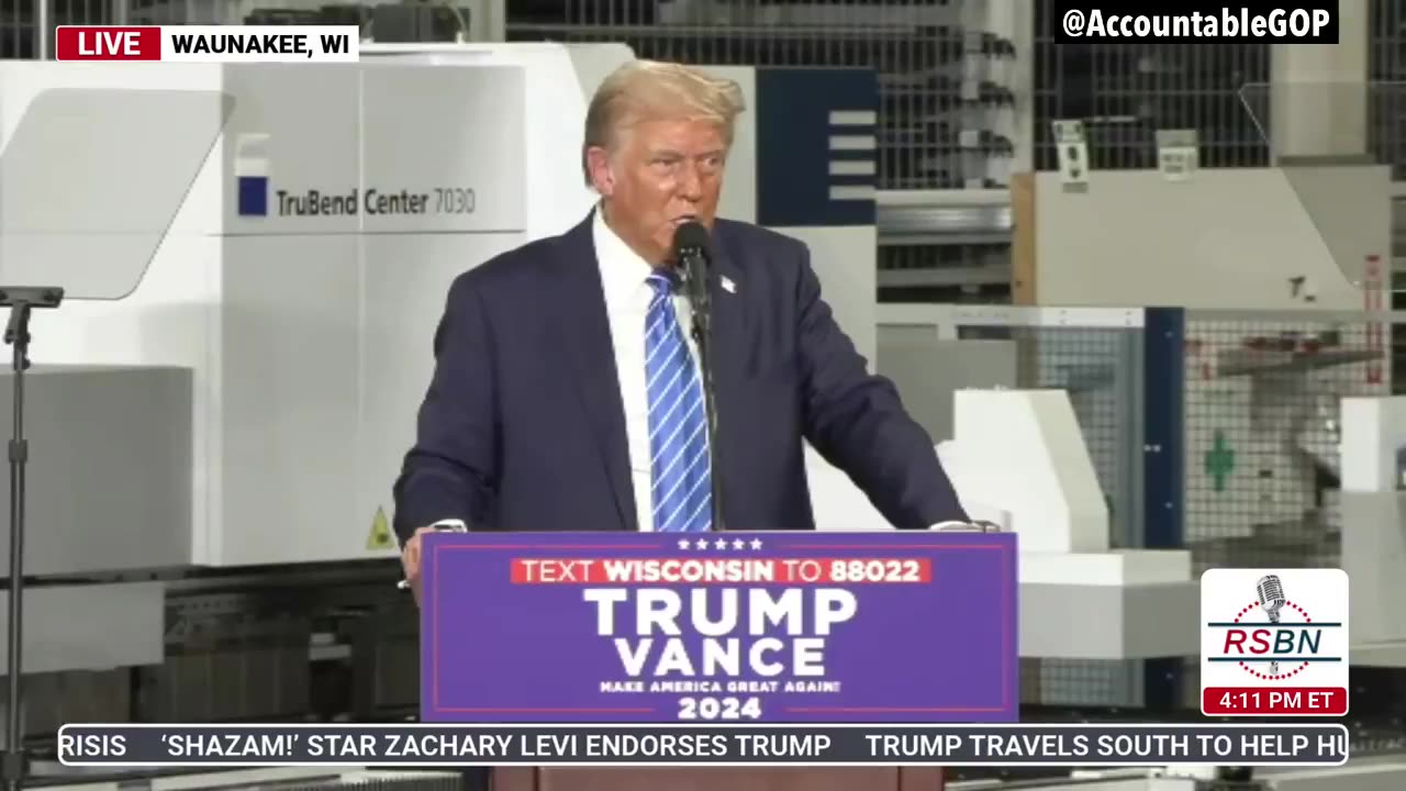 Trump: “Kamala and Joe are crime creators. We are crime fighters."