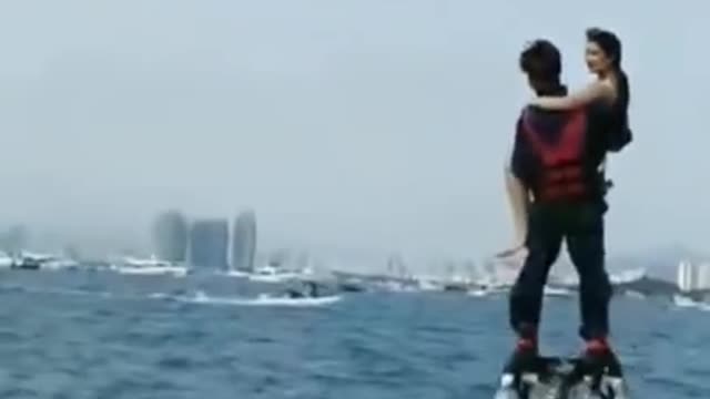 Shall we fly on the water with continental beauty