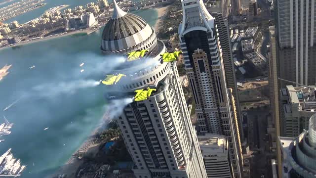 Relaxing video #Wingsuit flying#